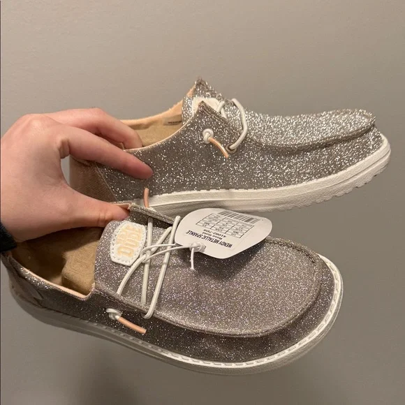 Hey Dude m Sparkly Sneakers - Silver - Picture 4 of 4